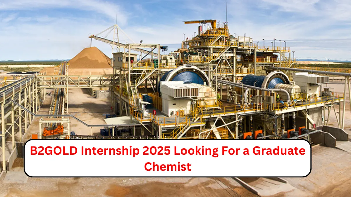 B2GOLD Internship 2025 Looking For a Graduate Chemist