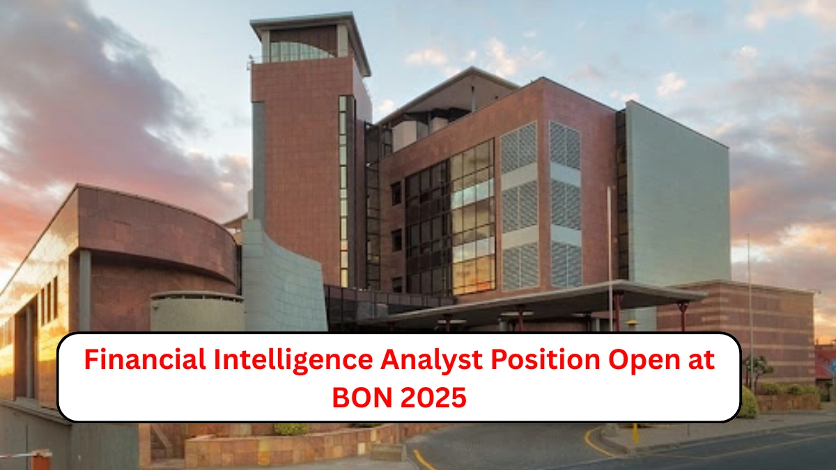 Financial Intelligence Analyst Position Open at BON 2025